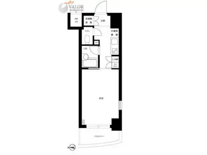 ルーブル蒲田壱番館(1K/11階)の間取り写真