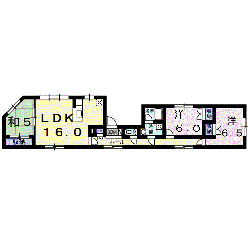 クレストール四番館(3LDK/2階)の間取り写真