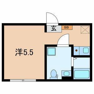 プレシャス西新井(ワンルーム/4階)の間取り写真