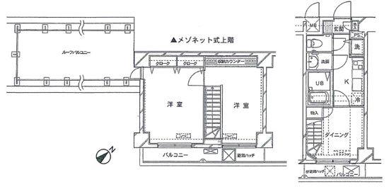 ドルチェ代々木(3K/6階)の間取り写真