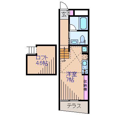 VITOWA(ワンルーム/1階)の間取り写真
