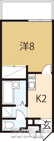 YOMITAN NEWS BASE(1K/1階)の間取り写真