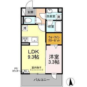 EPOCH RESIDENCE(1LDK/3階)の間取り写真
