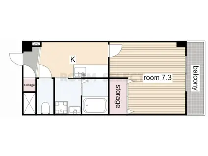 MY・HOUSE(1K/3階)の間取り写真