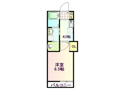 レア・ナナーラ(1K/3階)の間取り写真