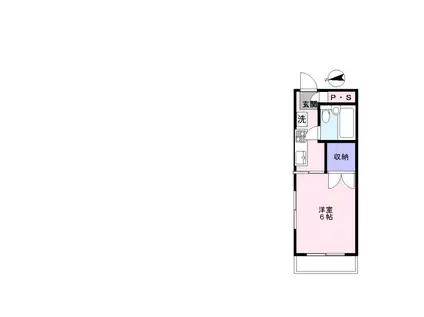 チェルナードパレス(1K/3階)の間取り写真