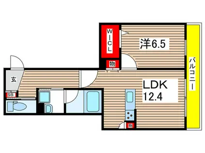 T´S MANSION(1LDK/2階)の間取り写真
