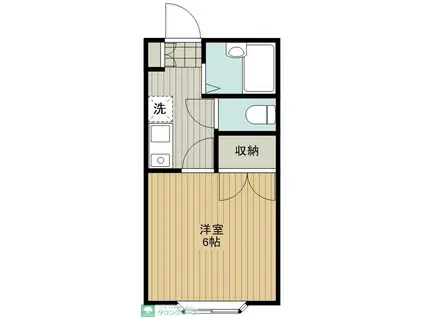 ハイツグラシア(1K/1階)の間取り写真