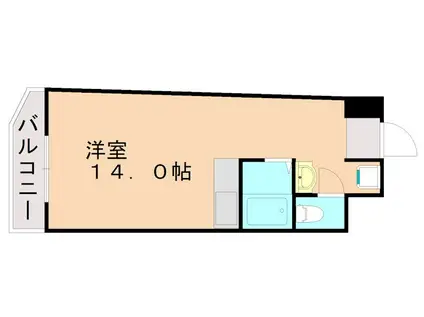 サンシティ日明(ワンルーム/6階)の間取り写真