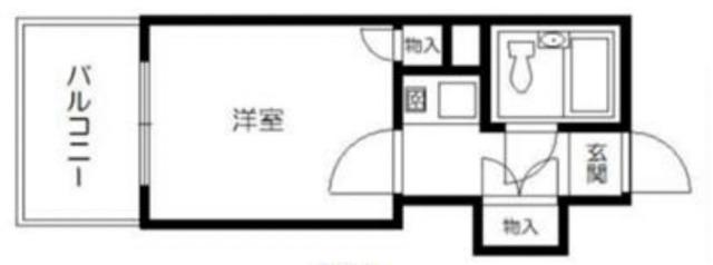 グリーンビレッジ(1LDK/3階)の間取り写真