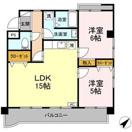 エステート富貴ノ台(2LDK/1階)の間取り写真