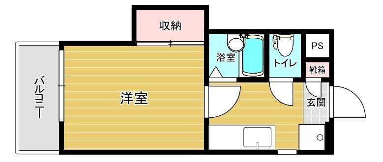 リファレンス葉山(1K/3階)の間取り写真
