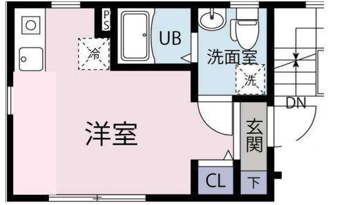 VISTA大森(ワンルーム/4階)の間取り写真