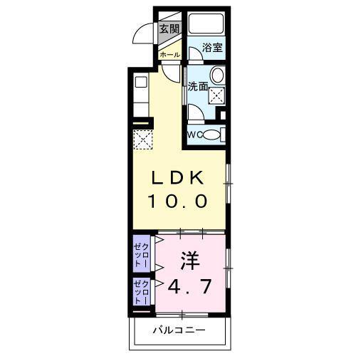 アークステラ(1LDK/2階)の間取り写真