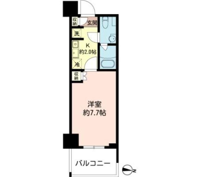 MFPRコート木場公園(1K/10階)の間取り写真
