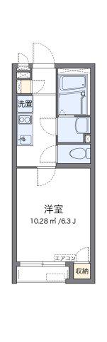 クレイノラルゴ(1K/1階)の間取り写真