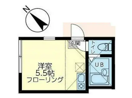 HAWK FIVE(ワンルーム/1階)の間取り写真