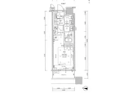 目黒第一マンションズ 9階(ワンルーム/9階)の間取り写真