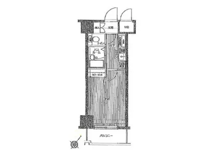 トーシンフェニックス日本橋三越前(1K/12階)の間取り写真