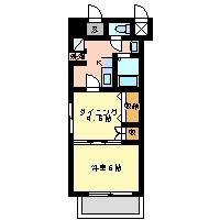 ハートレイクマンション(2K/2階)の間取り写真