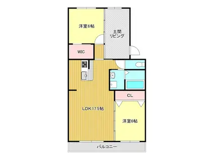 LUMIUS SANARUDAI(3LDK/3階)の間取り写真