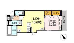 MAISON COCORU(1LDK/3階)の間取り写真