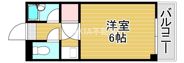 モリビル京橋(1K/5階)の間取り写真