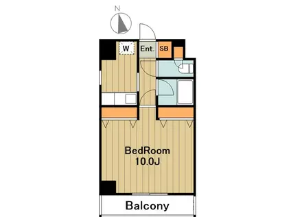 高橋ビル(1K/3階)の間取り写真