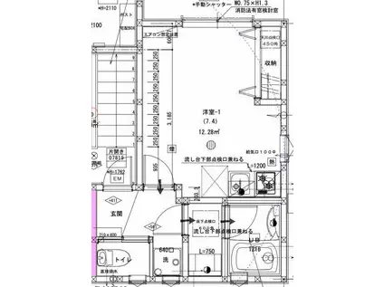 蒲田1丁目AP(ワンルーム/2階)の間取り写真