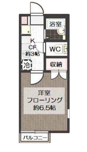 T-GRACE(1K/1階)の間取り写真