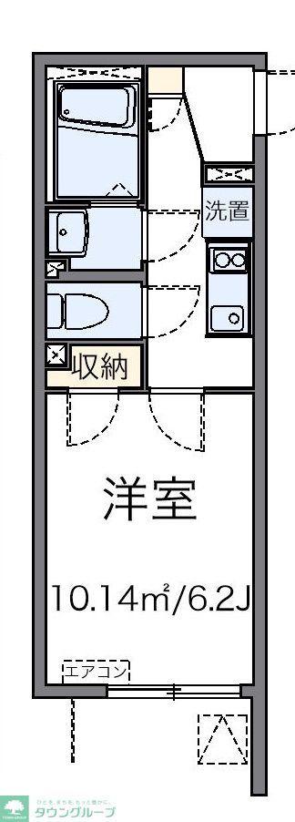 レオネクストSAWA(1K/3階)の間取り写真