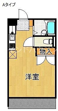 レオパレスセンナン(1K/1階)の間取り写真