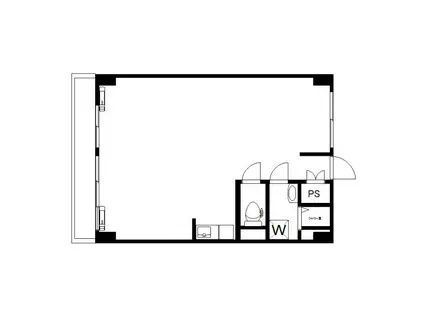 いづみマンション(ワンルーム/3階)の間取り写真