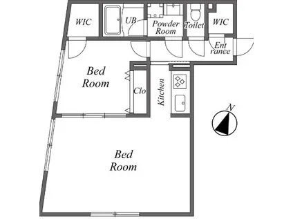 ARISTO目黒(1LDK/3階)の間取り写真