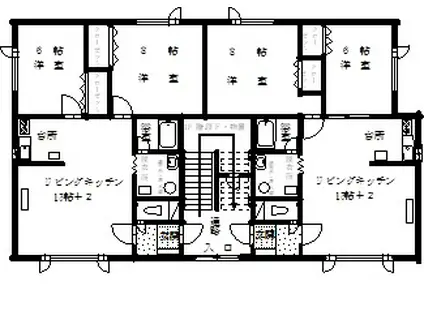 ライフステージ千島(2LDK/2階)の間取り写真