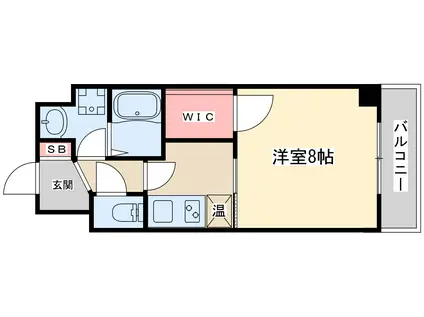 ハイムラポールパート15(1K/2階)の間取り写真