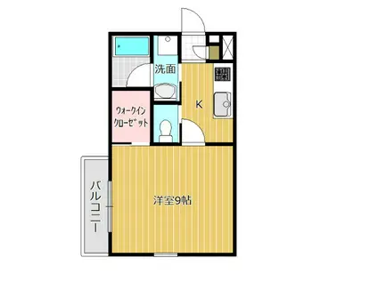 PHOENIX AOI(1K/3階)の間取り写真