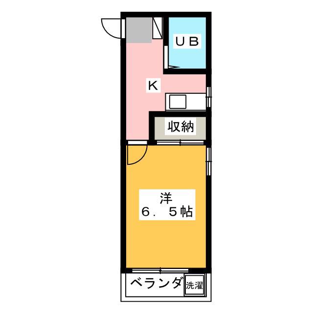 ロマネスク早稲田(1K/3階)の間取り写真