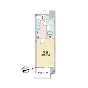 ルクレ新栄レジデンス(1K/3階)の間取り写真