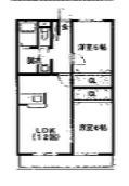 グレイス・ヴィラ(2LDK/2階)の間取り写真