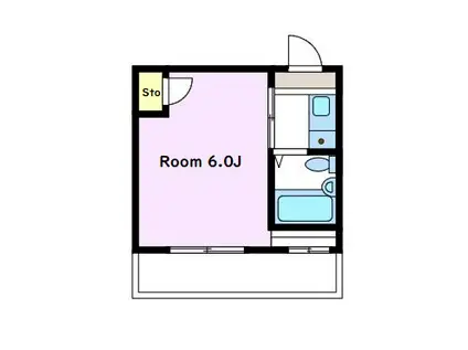 横須賀荘(1K/2階)の間取り写真