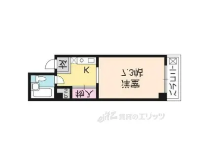 プルミエール青山(1K/3階)の間取り写真