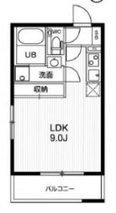 モアリッシェル代官山青葉台(ワンルーム/2階)の間取り写真
