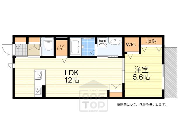 LUCIA(1LDK/2階)の間取り写真