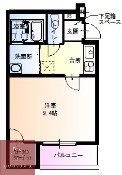 フジパレス東淀川VI番館(1K/3階)の間取り写真