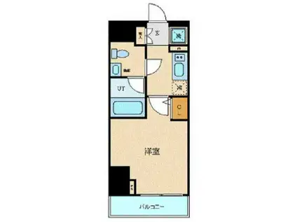 プレール・ドゥーク笹塚II(1K/5階)の間取り写真