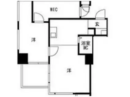 クレドール西明石Ⅲ(1LDK/3階)の間取り写真