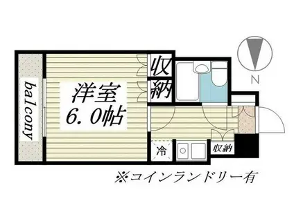 ラ・レジダンス・ド仙台(1K/4階)の間取り写真