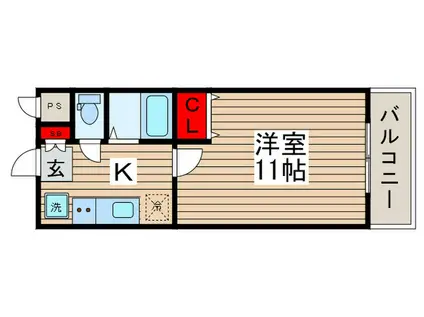 U RESIDENCE 南柏(1K/4階)の間取り写真