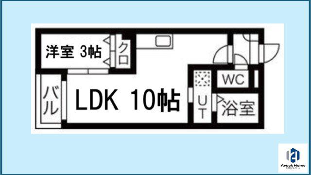 WARREN SHIBATAI(1LDK/2階)の間取り写真